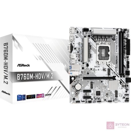 ASROCK B760M-HDV/M.2 mATX 2xDDR5 LGA1700