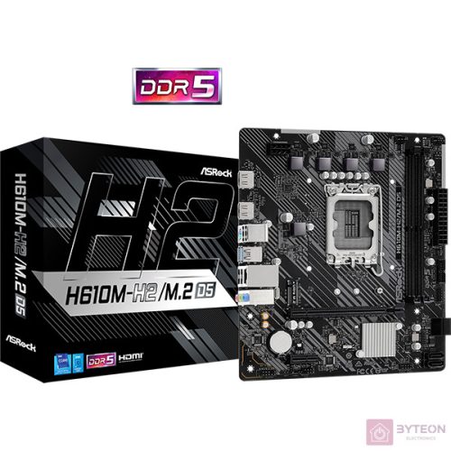 ASROCK H610M-H2/M.2 D5 LGA1700 2xHDMI