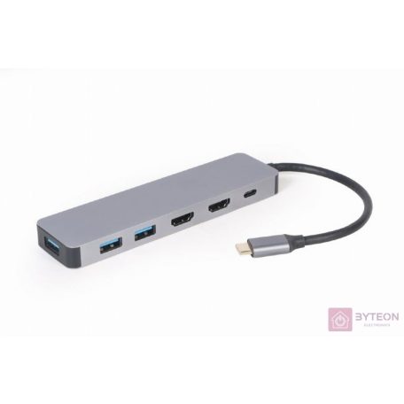 GEMBIRD Multi Port Adapter USB Type C