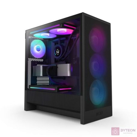 NZXT PC case H5 Flow RGB 2024 black