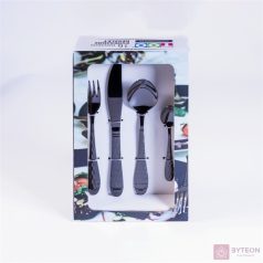 TOO KT-479 B Honey fekete 16 db-os evőeszköz készlet