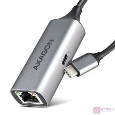  Axagon ADE-TXPD Kompakt alumínium USB-C 3.2 Gen1 Gigabit Ethernet 10/100/1000Mbit adapter