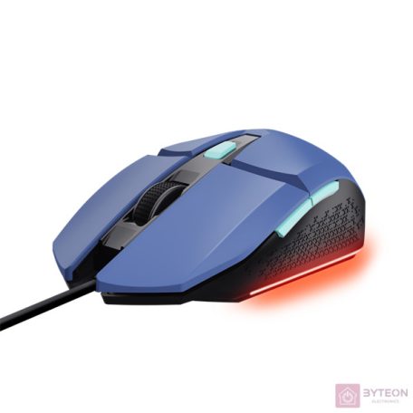 Trust 25067 GXT109B Felox vezetékes kék gamer egér