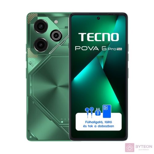 Tecno Pova 6 Pro 6,78" 5G 12/256GB DualSIM zöld okostelefon