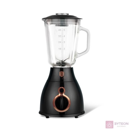 Berlinger Haus BH/9025-AF 1,5 L-es mércés edzett üvegkancsóval fekete- rose gold turmixgép