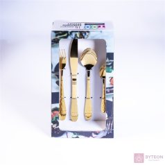 TOO KT-479 G Honey arany 16 db-os evőeszköz készlet