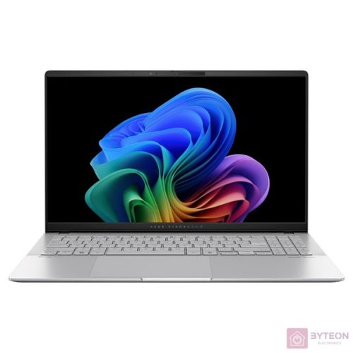 Asus Vivobook S15 S5507QA-MA006W 15,6"2,8K/Snapdragon X Elite X1E/16GB/1TB/Int.VGA/Win11/ezüst laptop