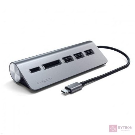 Satechi ST-TCHCRM Aluminium Type-C asztroszürke HUB