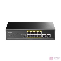   CUDY FS1010PG 8x 10/100(PoE+/PoE)+2x gigabit uplink, 120W PoE switch
