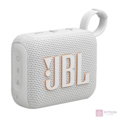 JBL Go 4 WHT fehér hordozható Bluetooth hangszóró