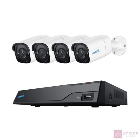 Reolink NVS8-5MB4 5MP IP kamera szett, 4 csőkamerával beépített 2TB HDD-vel