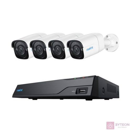 Reolink NVS8-5MB4 5MP IP kamera szett, 4 csőkamerával beépített 2TB HDD-vel