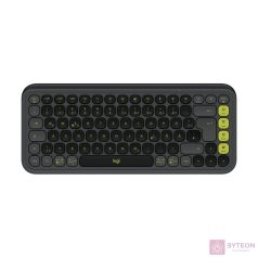   Logitech 920-013071 POP Icon Keys US vezeték nélküli grafitszürke/zöld billentyűzet