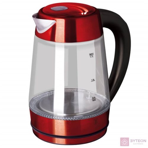 Berlinger Haus BH/9128 1,7 L-es burgundi üveg vízforraló