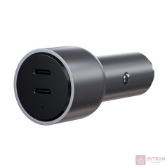   Satechi ST-U2C40CCM 40W 2xType-C asztroszürke autós töltő