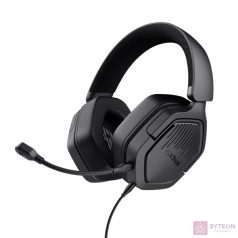   TRUST 25447 GXT 492 Carus vezetékes multiplatform fekete gamer headset