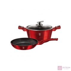   Berlinger Haus BH/1291N Metallic Line Burgundy Edition 3 részes edénykészlet