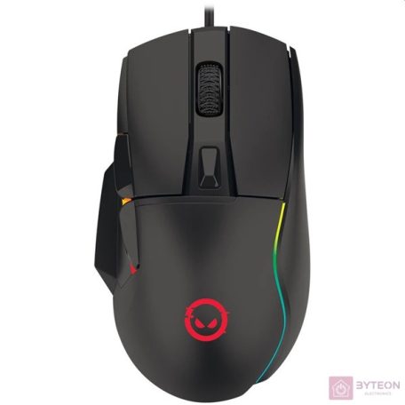 Lorgar Jetter 357 RGB fekete gamer egér