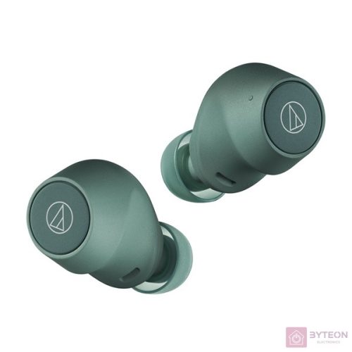 Audio-Technica ATH-CKS30TW+GR True Wireless aktív zajszűrős vezeték nélküli zöld fülhallgató