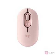 Logitech POP with emoji vezeték nélküli rózsaszín egér