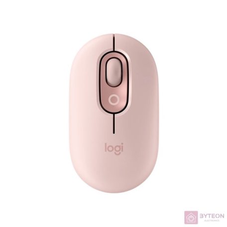 Logitech POP with emoji vezeték nélküli rózsaszín egér