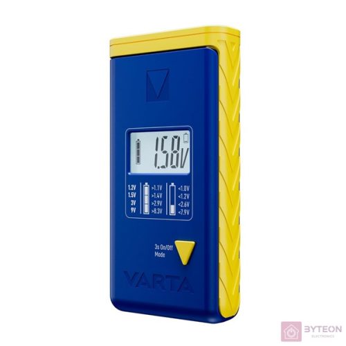 VARTA 893101111 LCD Elem- akku- gombcella teszter