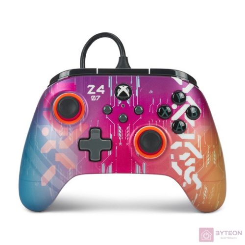 PowerA XBGP0186-01 Advantage Xbox Series X|S vezetékes Cyber Style kontroller