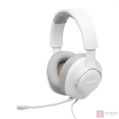 JBL Quantum 100 M2 vezetékes fehér gamer headset