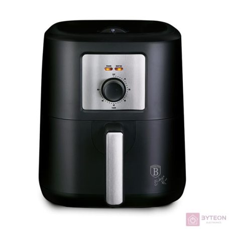 Berlinger Haus BH/9344 fekete 4 L forrólevegős sütő