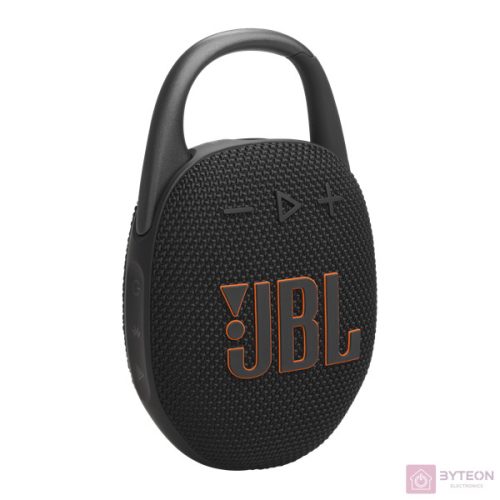 JBL Clip 5 BLK fekete hordozható Bluetooth hangszóró