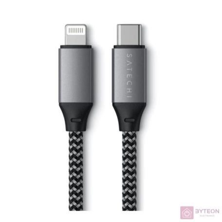 Satechi ST-TCL10M 25cm Type-C - Lightning asztroszürke kábel