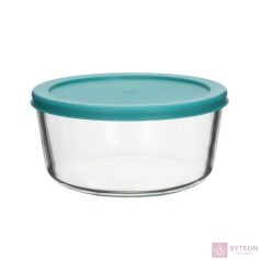   TOO KT-93 üveg 1652 ml-es hőálló kerek ételtároló műanyag tetővel
