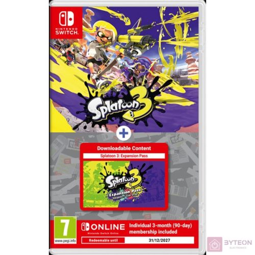 Splatoon 3 + Expansion Nintendo Switch játékszoftver
