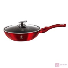   Berlinger Haus BH/1265N Metallic Line Burgundy Edition 28 cm fedővel, wok