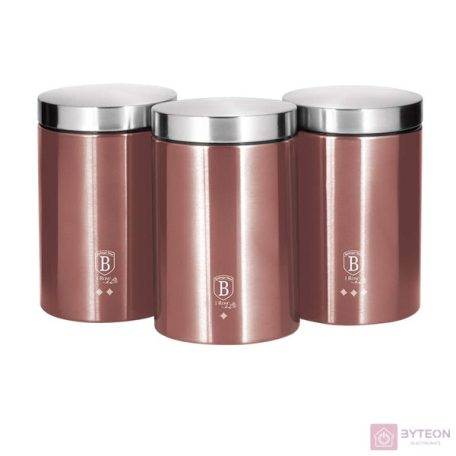 Berlinger Haus BH/6270 pink 3 részes tároló szett