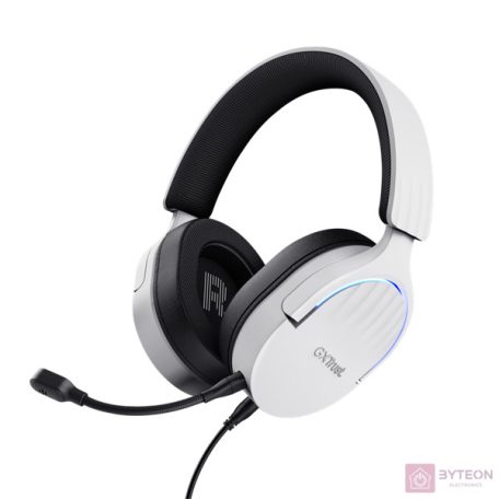 TRUST 25302 GXT 490W Fayzo 7.1 USB vezetékes fehér gamer headset