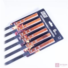 TOO KT-395 6 db-os 58 cm-es fa nyelű kard alakú nyárs