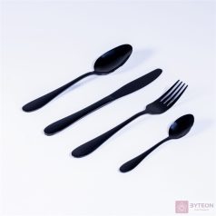 TOO KT-402 B Spark 16 db-os fekete evőeszköz készlet