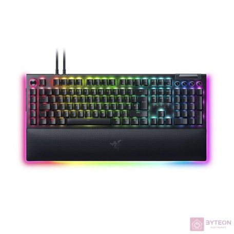 Razer BlackWidow V4 Pro UK fekete (green switch) gamer billentyűzet