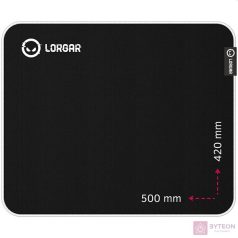Lorgar Legacer 755 500x420x3mm fekete/lila egérpad