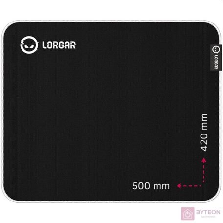 Lorgar Legacer 755 500x420x3mm fekete/lila egérpad
