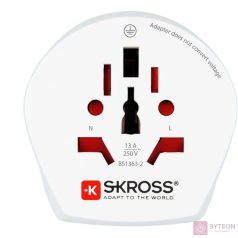 SKROSS 1.500210-E AU/CN/EU fehér átalakító