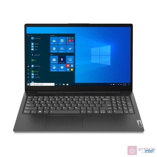 Lenovo V15 G2 IJL 15,6"FHD/Intel Celeron N4500/8GB/256GB/Int.VGA/FreeDOS/fekete laptop