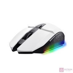   Trust 25069 GXT110W Felox vezeték nélküli fehér gamer egér