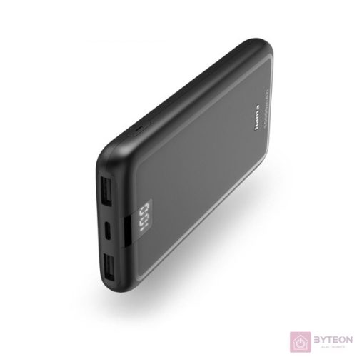 Hama 00201709 10000mAh fekete powerbank