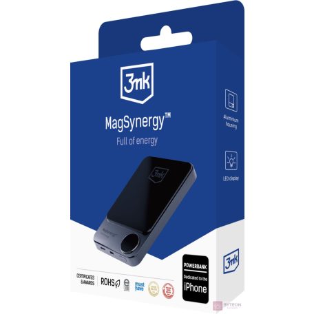 3mk MagSynergy 10000mAh hordozható akkumulátor MS22