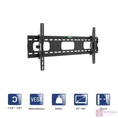 Akyga fali tartó konzol 37‘-90‘ AK-MB-08
