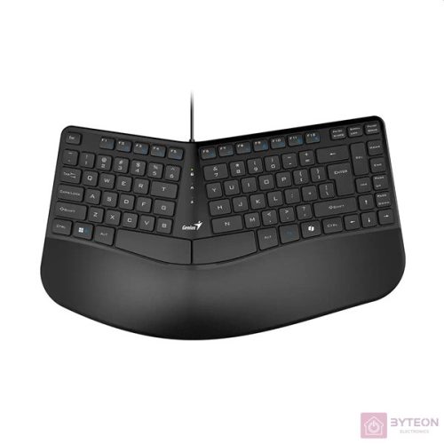 Genius RS2 KB-700 Ergo USB fekete magyar billentyűzet