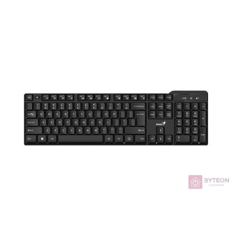 Genius RS2 KB-7100x rádiós fekete magyar billentyűzet