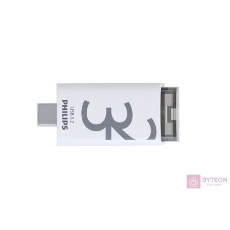 USB Flash Ram  32GB Philips Shadow Grey USB-C 3.2